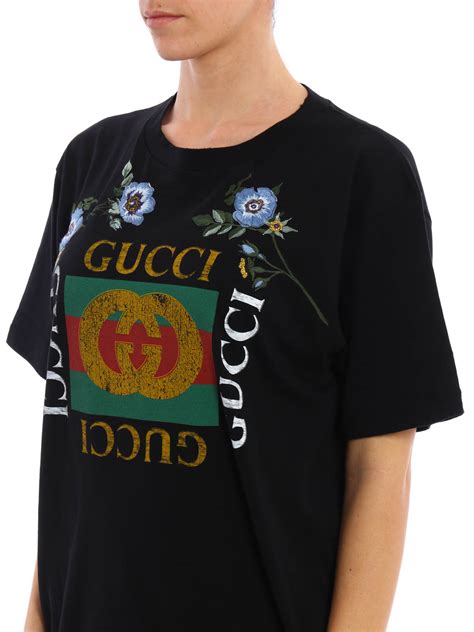 gucci flower tee|gucci tees women.